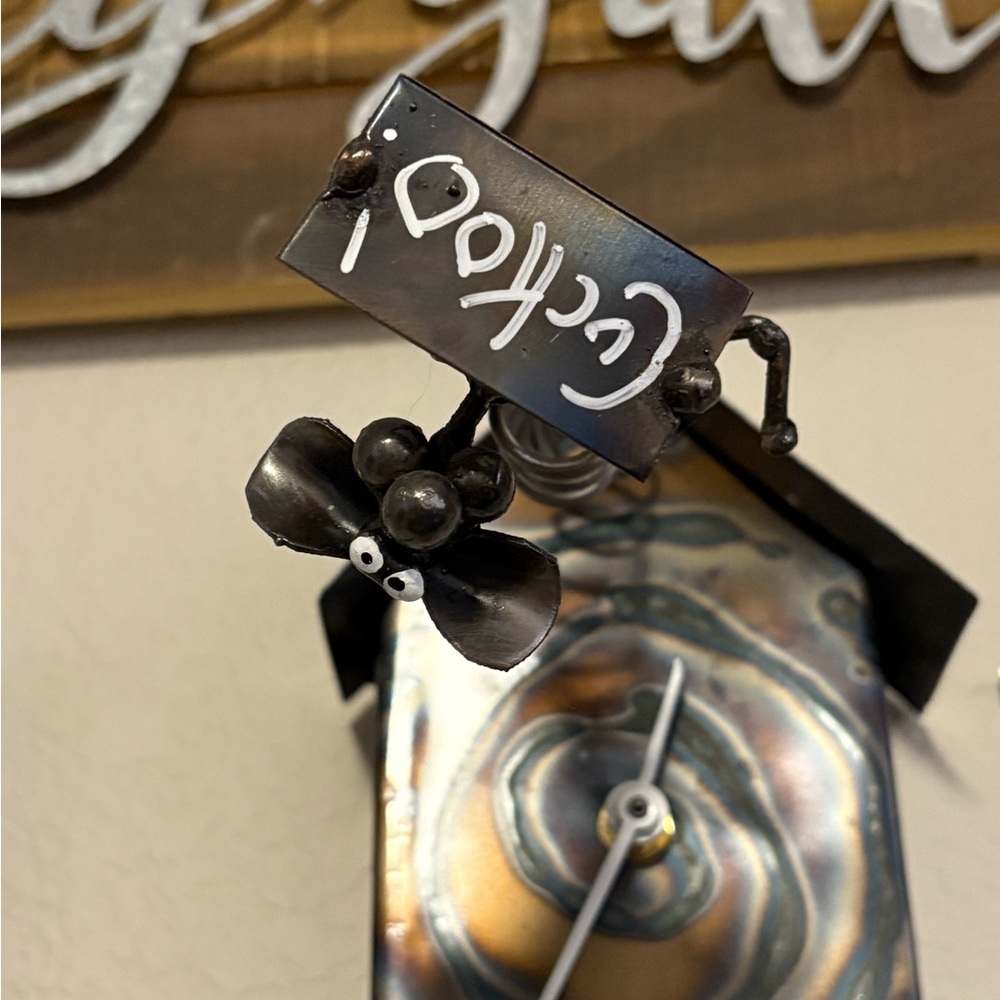 Unique Metal Cuckoo Clock